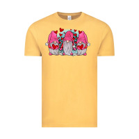 Vintage Mustard gnomies valentines day Vintage Tee - JahusDesignShop
