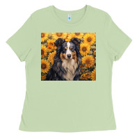 Matcha australian shepherd Ladies Tee - Unal Design