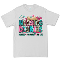 Dove Grey nursing diaries no sleep no money no life Premium Tee - Zillion Design Studio