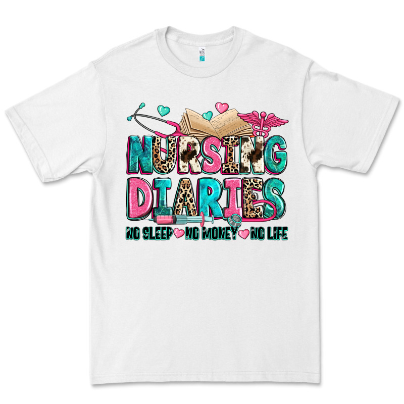 Nursing Diaries No Sleep No Money No Life Premium Tee by Zillion Design Studio | Teevron