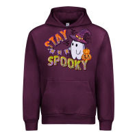 Mauve Wine stay spooky Urban Hoodie - CowGirlArtShop
