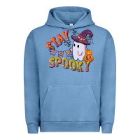 Pigment Pebble Blue stay spooky Urban Hoodie - CowGirlArtShop
