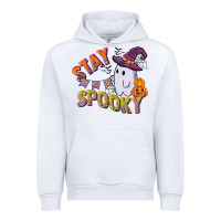 White stay spooky Urban Hoodie - CowGirlArtShop