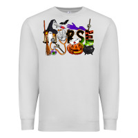 Dove Grey Halloween Nurse Premium Sweatshirt - LillyAllenDesigns