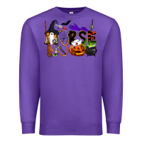 Purple Halloween Nurse Premium Sweatshirt - LillyAllenDesigns