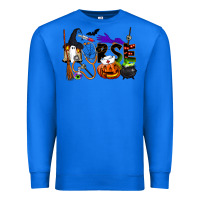 True Royal Halloween Nurse Premium Sweatshirt - LillyAllenDesigns