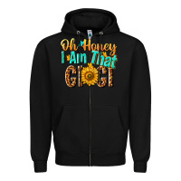 Black oh honey i am that gigi nca Zipper Hoodie - NancyCooperArtShop
