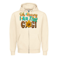 Sandshell oh honey i am that gigi nca Zipper Hoodie - NancyCooperArtShop