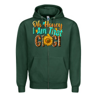 Sports Green oh honey i am that gigi nca Zipper Hoodie - NancyCooperArtShop