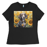 Black beagle Ladies Tee - Unal Design
