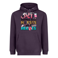 Plum pct because nurses need heroes Heavyweight Hoodie - LillyAllenDesigns