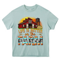 Arona life is better on the farm with barn Heavy Core Tee - texasbilliewilder