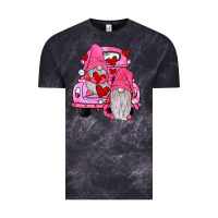 Cloud Black farm truck,gnomies valentines Vintage Tee - JahusDesignShop