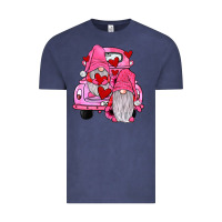 Vintage Denim farm truck,gnomies valentines Vintage Tee - JahusDesignShop