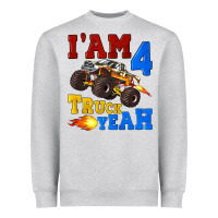 I'am Four Truck Yeah Heavyweight Sweatshirt | Teevron
