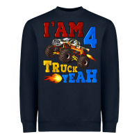 Navy i'am four truck yeah Heavyweight Sweatshirt - Artiststas