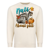 Sandshell Nuts About Fall Squirrel Premium Sweatshirt - LillyAllenDesigns