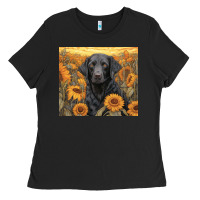Black black lab Ladies Tee - Unal Design