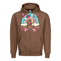Chestnut squish girl Zipper Hoodie - MaliasSmallBusiness