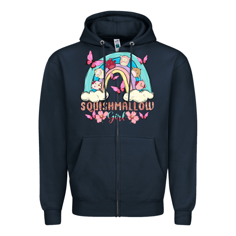 Squish Girl Zipper Hoodie by MaliasSmallBusiness | Teevron