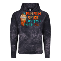 Cloud Black pumpkin spice living my best life Vintage Hoodie - AdoDesignShop