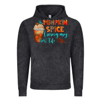 Vintage Black pumpkin spice living my best life Vintage Hoodie - AdoDesignShop