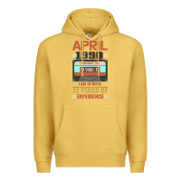 Antique Gold Aprıl 1990 I Am Not 30 I'm 18 With 12 Years Of Experience Premium Hoodie - Bettercallsaul