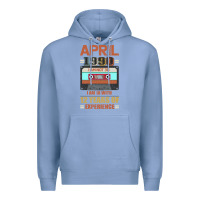 Colony Blue Aprıl 1990 I Am Not 30 I'm 18 With 12 Years Of Experience Premium Hoodie - Bettercallsaul