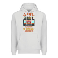 Dove Grey Aprıl 1990 I Am Not 30 I'm 18 With 12 Years Of Experience Premium Hoodie - Bettercallsaul