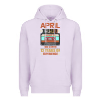 Lilac Aprıl 1990 I Am Not 30 I'm 18 With 12 Years Of Experience Premium Hoodie - Bettercallsaul