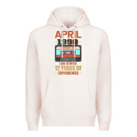 Pale Pink Aprıl 1990 I Am Not 30 I'm 18 With 12 Years Of Experience Premium Hoodie - Bettercallsaul