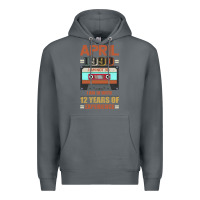 Rock Aprıl 1990 I Am Not 30 I'm 18 With 12 Years Of Experience Premium Hoodie - Bettercallsaul