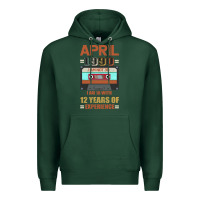 Sports Green Aprıl 1990 I Am Not 30 I'm 18 With 12 Years Of Experience Premium Hoodie - Bettercallsaul