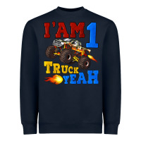 Navy i'am one truck yeah Heavyweight Sweatshirt - Artiststas