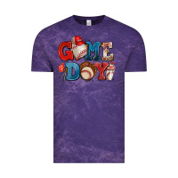 Cloud Purple game day baseball Vintage Tee - AdoDesignShop