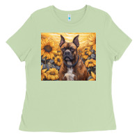 Matcha boxer dog Ladies Tee - Unal Design