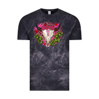 Cloud Black bull skull cactus valentines Vintage Tee - JahusDesignShop