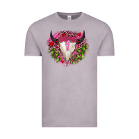 Vintage Zinc bull skull cactus valentines Vintage Tee - JahusDesignShop
