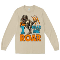 Mushroom i'm one hear me roar dinosaur birthday Long Sleeve Tee - LillyAllenDesigns