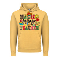 Nacho Average Teacher Vintage Hoodie | Teevron