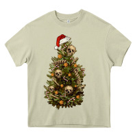 Mossy Skeleton merry christmas tree Heavy Core Tee - RanaPortraitStore