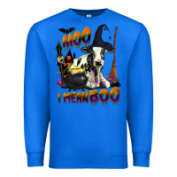 True Royal Moo I Mean Boo Holstein Cow Premium Sweatshirt - LillyAllenDesigns