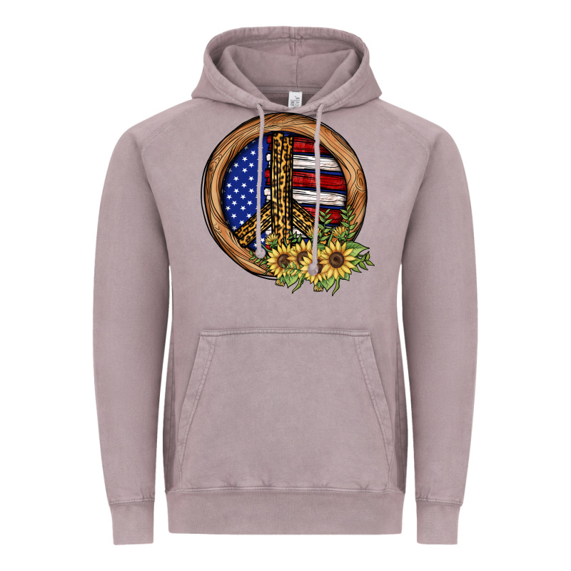 Peace Sign Vintage Hoodie by JahusDesignShop | Teevron