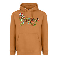 Meerkat christmas bengal cat Heavyweight Hoodie - LillyAllenDesigns