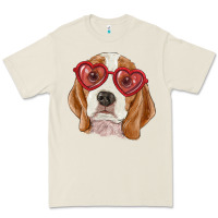 Bone beagle with love glasses Premium Tee - RanaPortraitStore