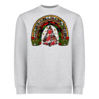 Heather Grey trees rainbow Heavyweight Sweatshirt - JahusDesignShop