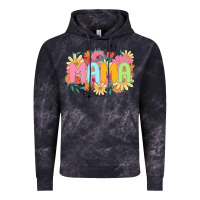 Cloud Black floral mama Vintage Hoodie - JahusDesignShop