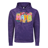 Cloud Purple floral mama Vintage Hoodie - JahusDesignShop