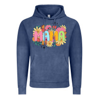 Vintage Denim floral mama Vintage Hoodie - JahusDesignShop