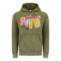 Vintage Olive floral mama Vintage Hoodie - JahusDesignShop